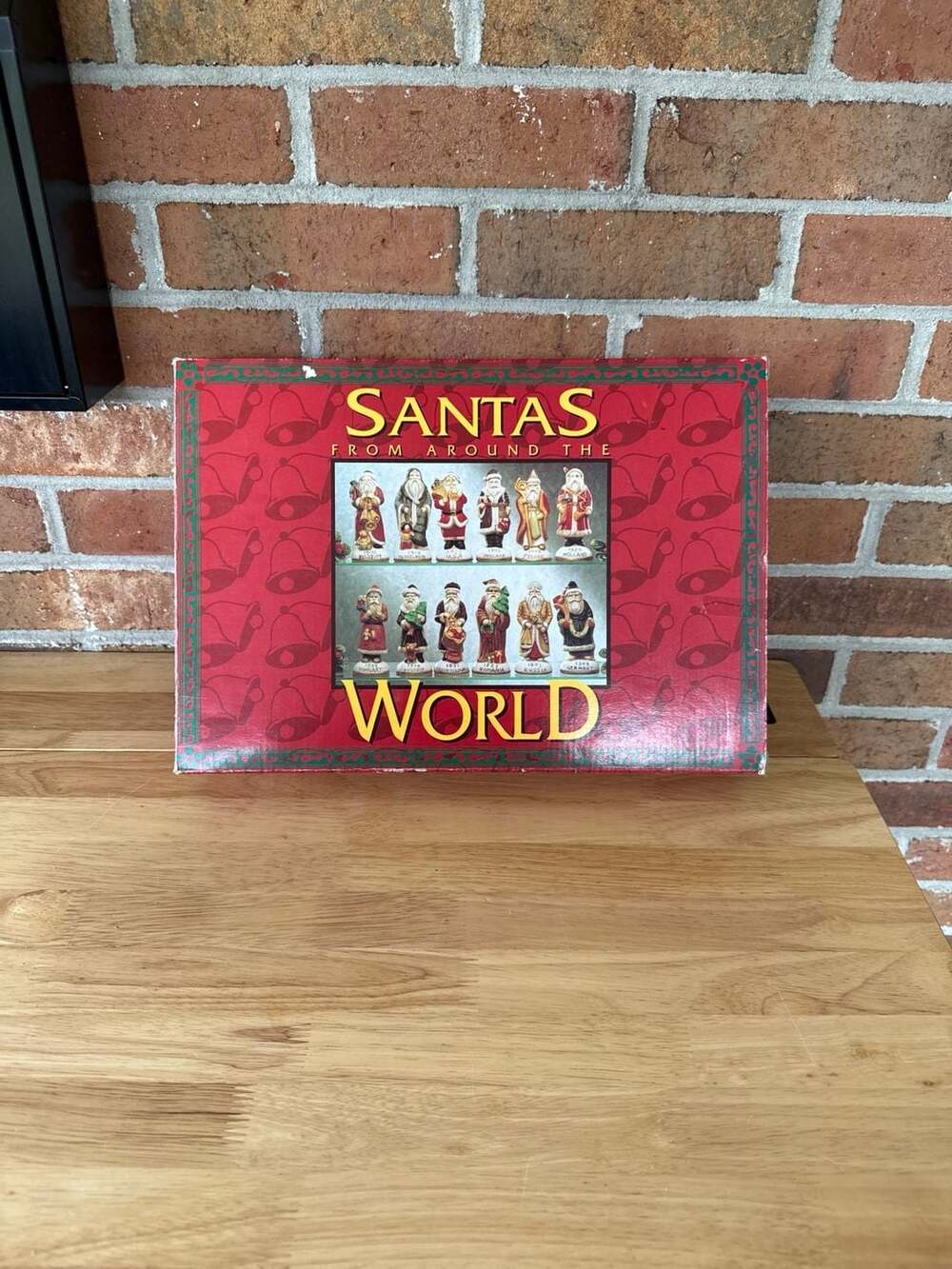 Santas From Around The World 12 Piece Hand Painted Porcelain Figurine Set #52160
